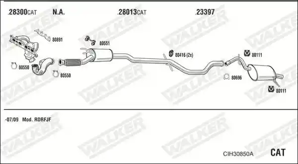WALKER CIH30850A