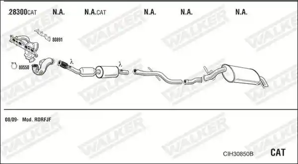 WALKER CIH30850B