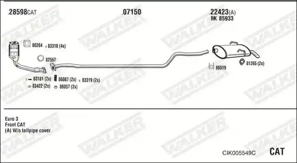 WALKER CIK005549C