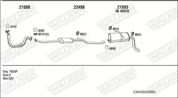 WALKER CIK005595BA