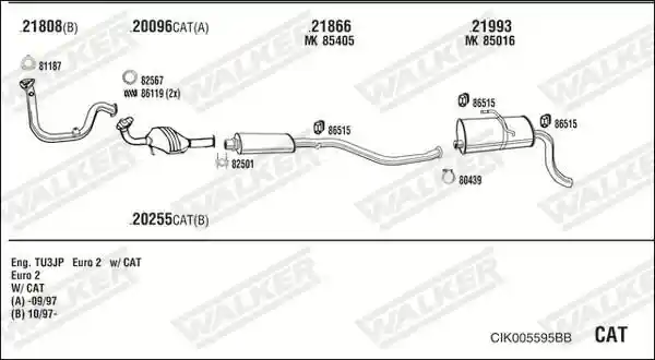 WALKER CIK005595BB