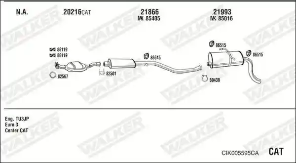 WALKER CIK005595CA
