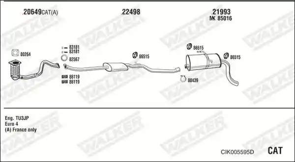 WALKER CIK005595D