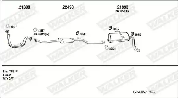 WALKER CIK005719CA