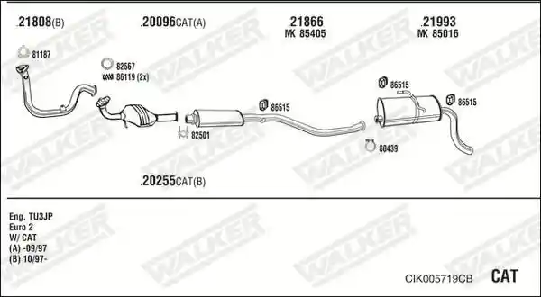 WALKER CIK005719CB