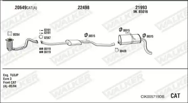 WALKER CIK005719DB