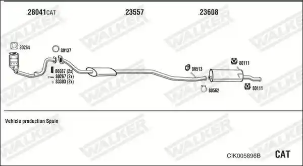 WALKER CIK005896B
