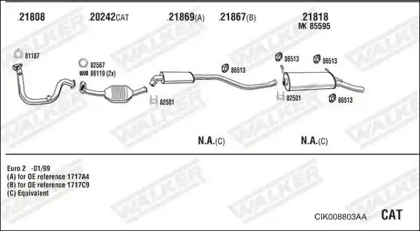 WALKER CIK008803AA