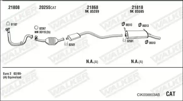 WALKER CIK008803AB