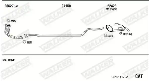 WALKER CIK011172A