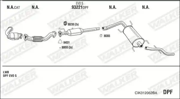 WALKER CIK012062BA