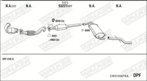 WALKER CIK012067AA