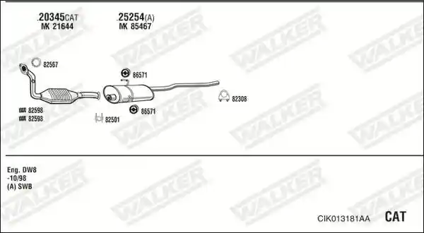WALKER CIK013181AA