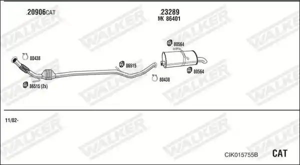 WALKER CIK015755B