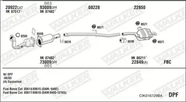 WALKER CIK016729BA