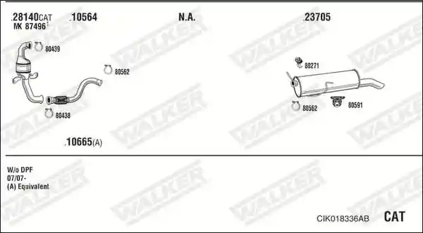 WALKER CIK018336AB