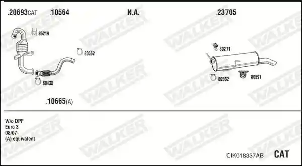 WALKER CIK018337AB