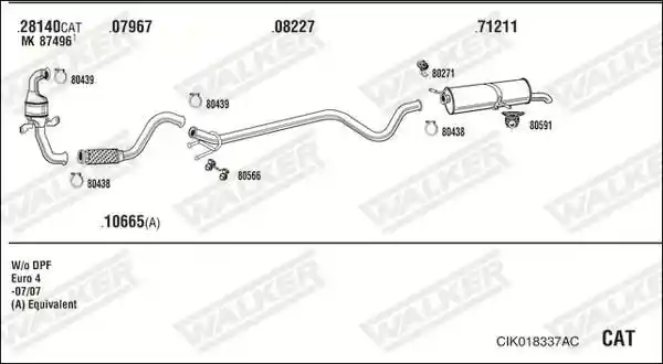 WALKER CIK018337AC