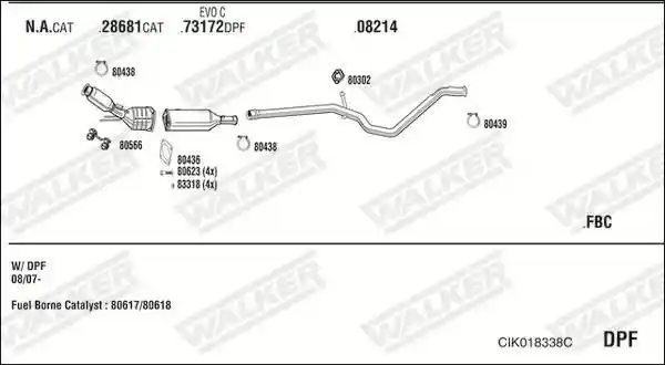 WALKER CIK018338C