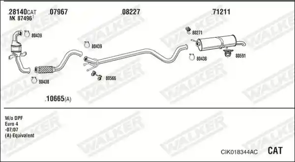 WALKER CIK018344AC