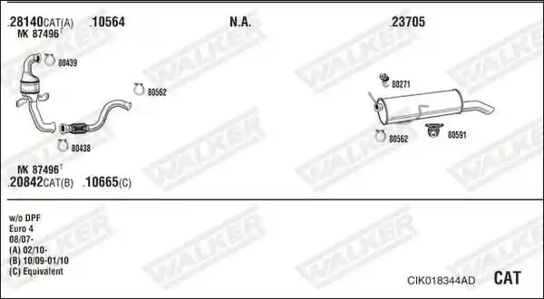 WALKER CIK018344AD