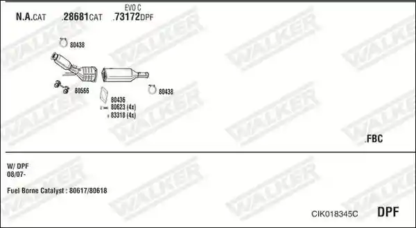 WALKER CIK018345C