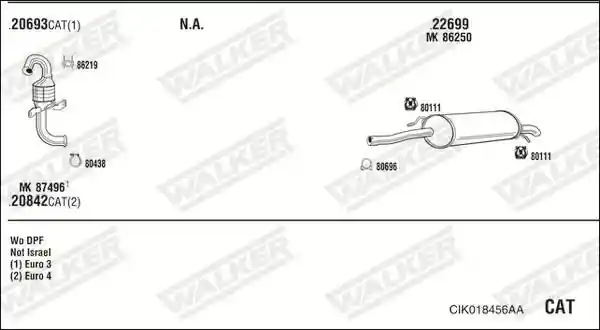 WALKER CIK018456AA