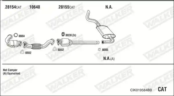 WALKER CIK019584BB