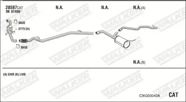WALKER CIK020040A