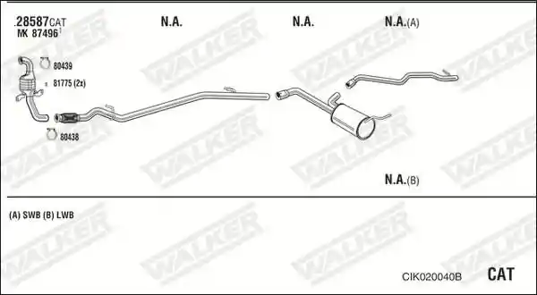 WALKER CIK020040B