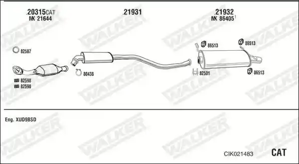 WALKER CIK021483