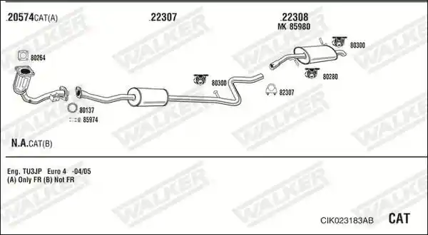 WALKER CIK023183AB