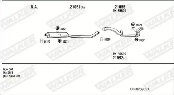 WALKER CIK026959A