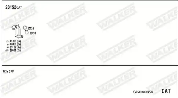 WALKER CIK030385A