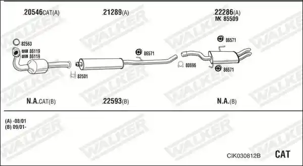 WALKER CIK030812B