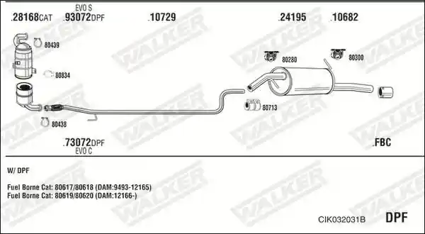 WALKER CIK032031B