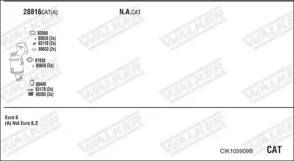 WALKER CIK105909B