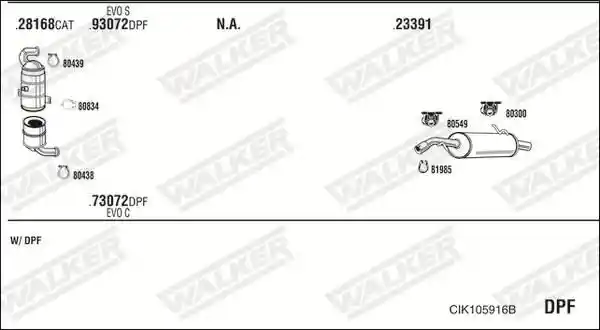 WALKER CIK105916B