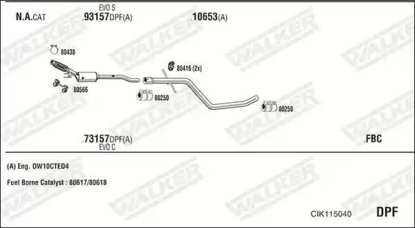 WALKER CIK115040