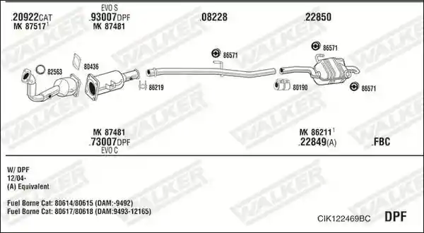 WALKER CIK122469BC