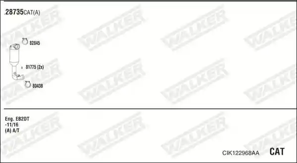 WALKER CIK122968AA