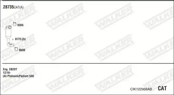 WALKER CIK122968AB
