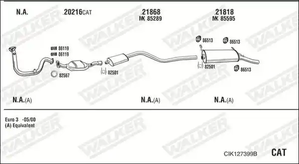 WALKER CIK127399B