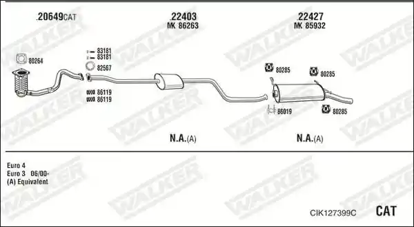 WALKER CIK127399C
