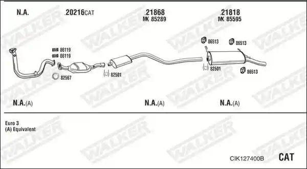 WALKER CIK127400B