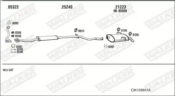 WALKER CIK129851A