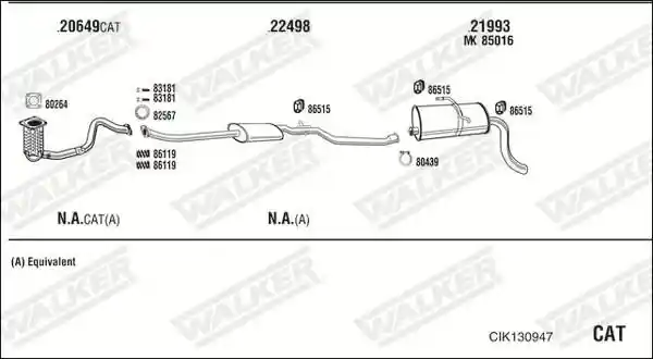 WALKER CIK130947