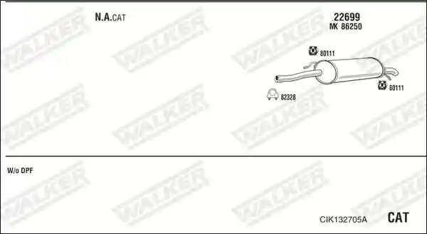 WALKER CIK132705A