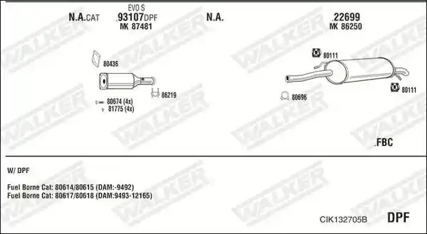 WALKER CIK132705B