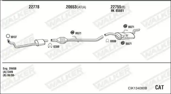 WALKER CIK134080B